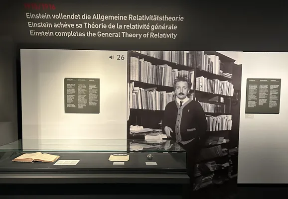 Einstein completes the General Theory of Relativiry, Bernisches Historisches Museum / Einstein Museum
