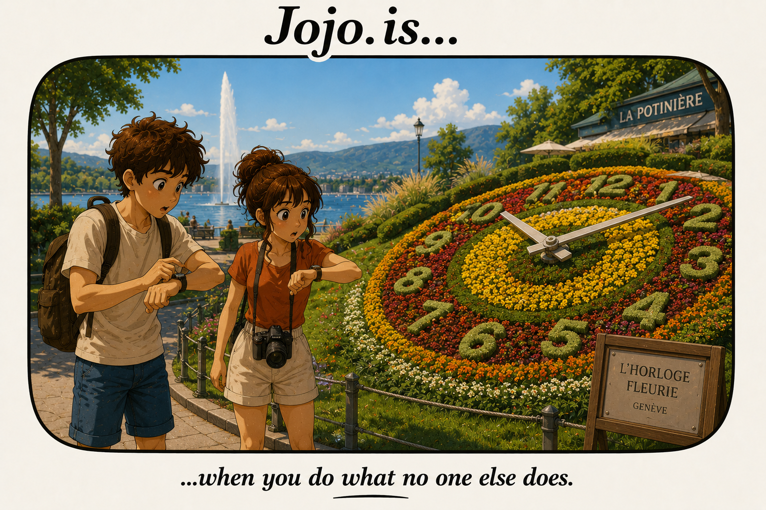 Jojo.is... when you do what no one else does.