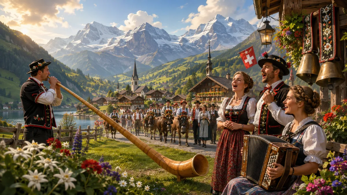 Swiss Culture, Customs, Festivals and Folk Music