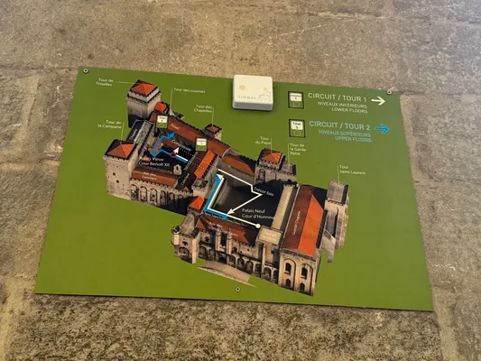Papal Palace Tour Plan, Avignon.jpg