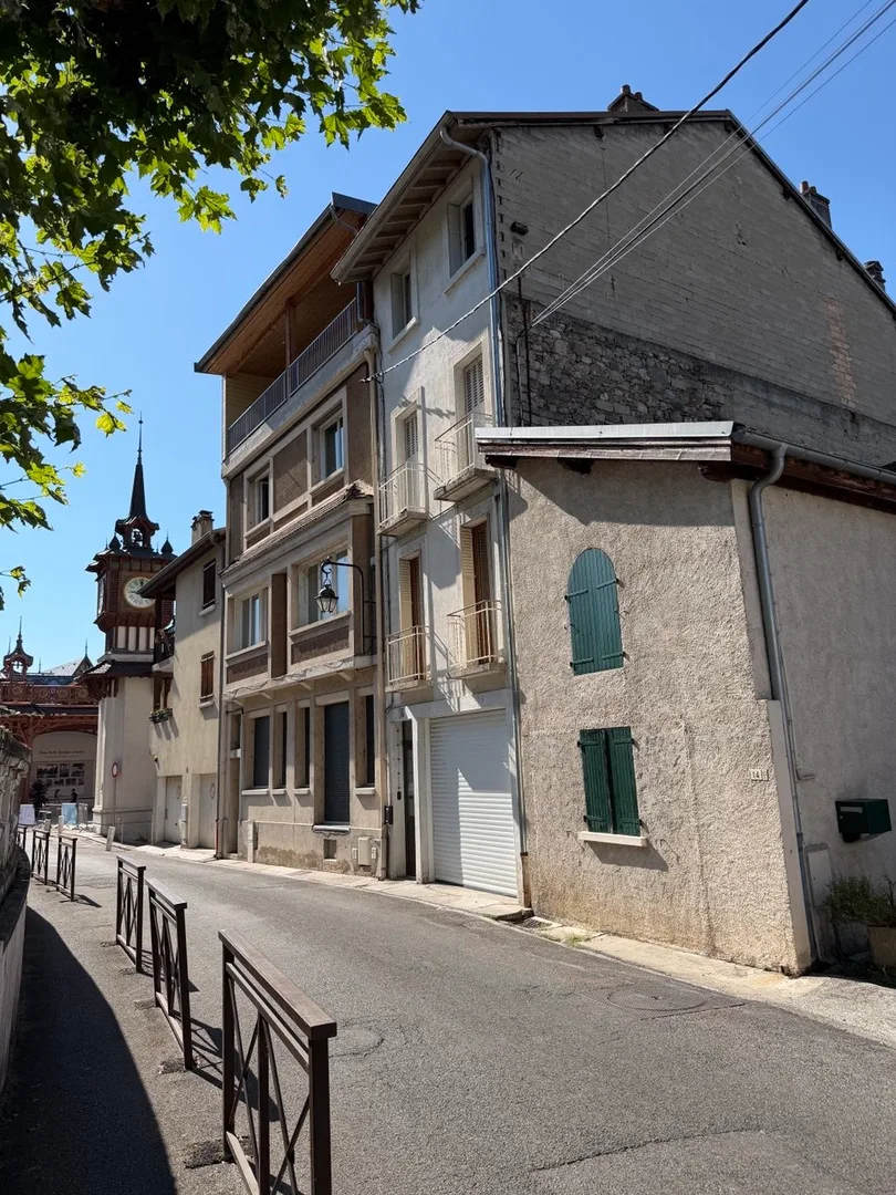 Évian-les-Bains, street of the town