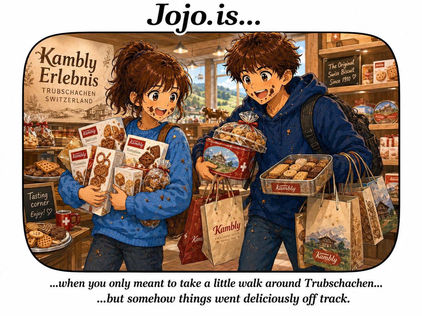 Jojo.is... when you only meant to take a little walk around Trubschachen... but somehow things went deliciously off track.