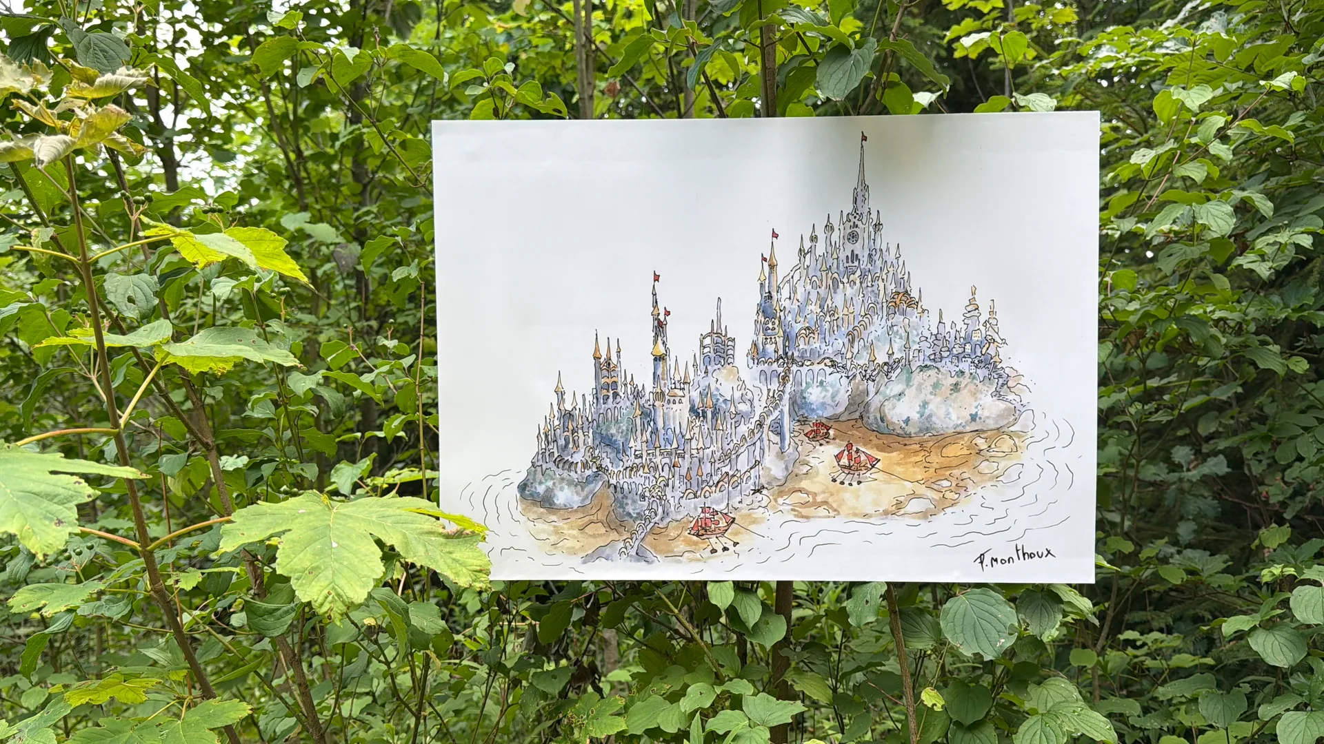 La Grande Citadelle de Monthoux dans la peinture