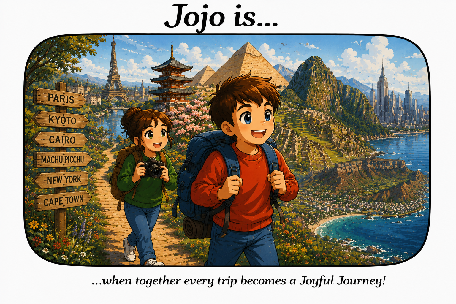 Jojo.is... when together every trip becomes a Joyful Journeys!
