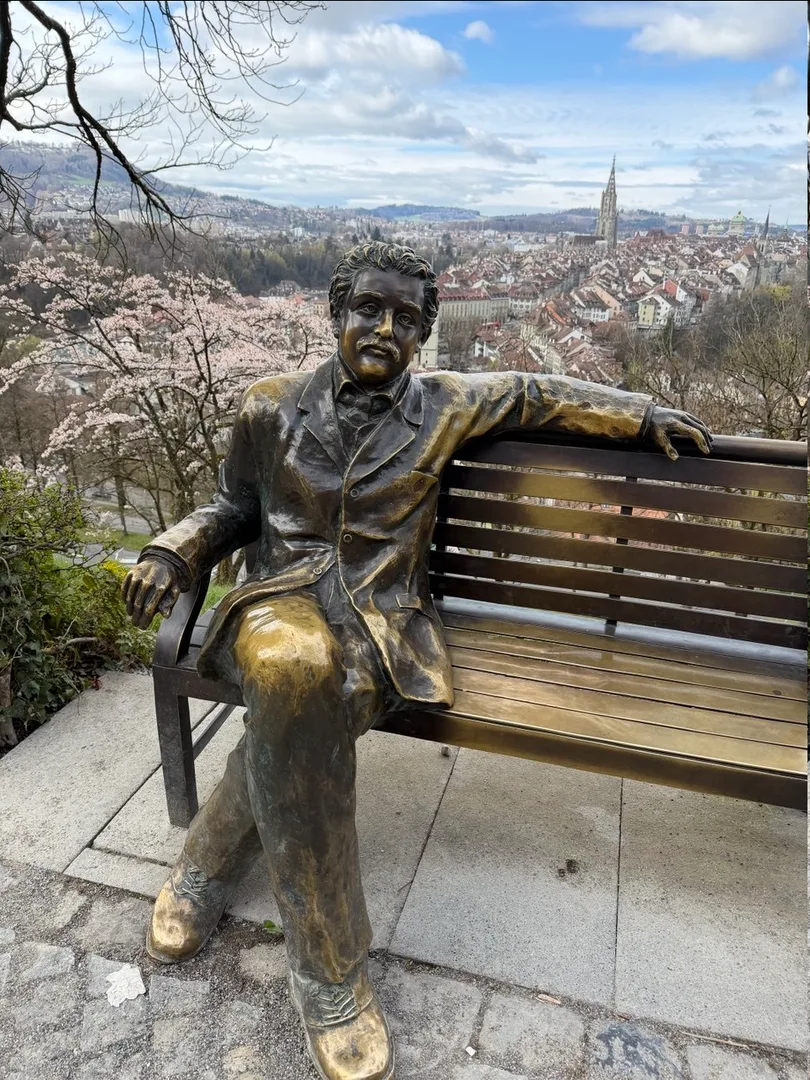 Einstein's Bench, Rosengarten, Bern, Switzerland
