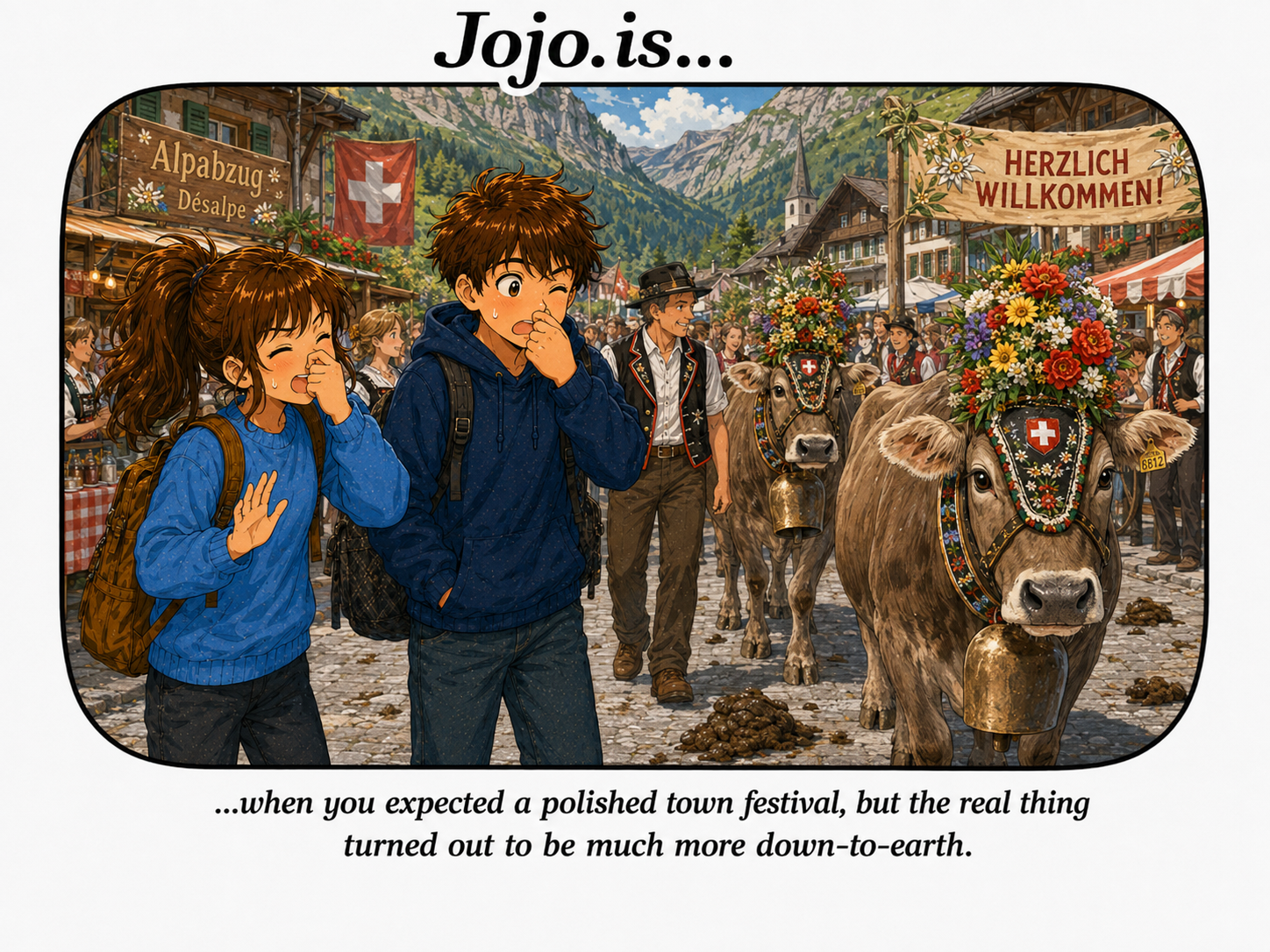 Jojo.is... when you expected a polished town festival, but the real thing turned out to be much more down-to-earth.