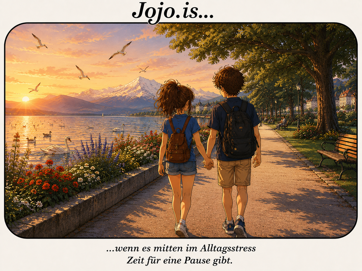 Jojo.is... wenn es mitten im Alltagsstress Zeit für eine Pause gibt.