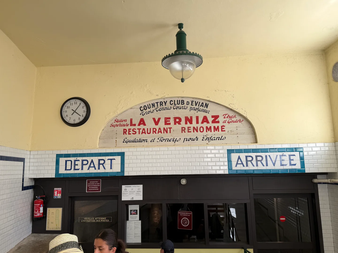 The Lower Station of the Évian Funicular