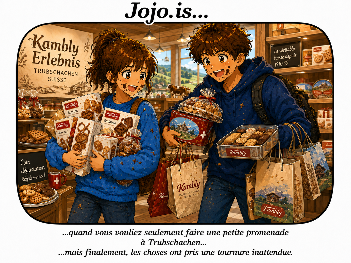 Jojo.is… quand vous vouliez seulement faire une petite promenade à Trubschachen… mais finalement, les choses ont pris une tournure inattendue.