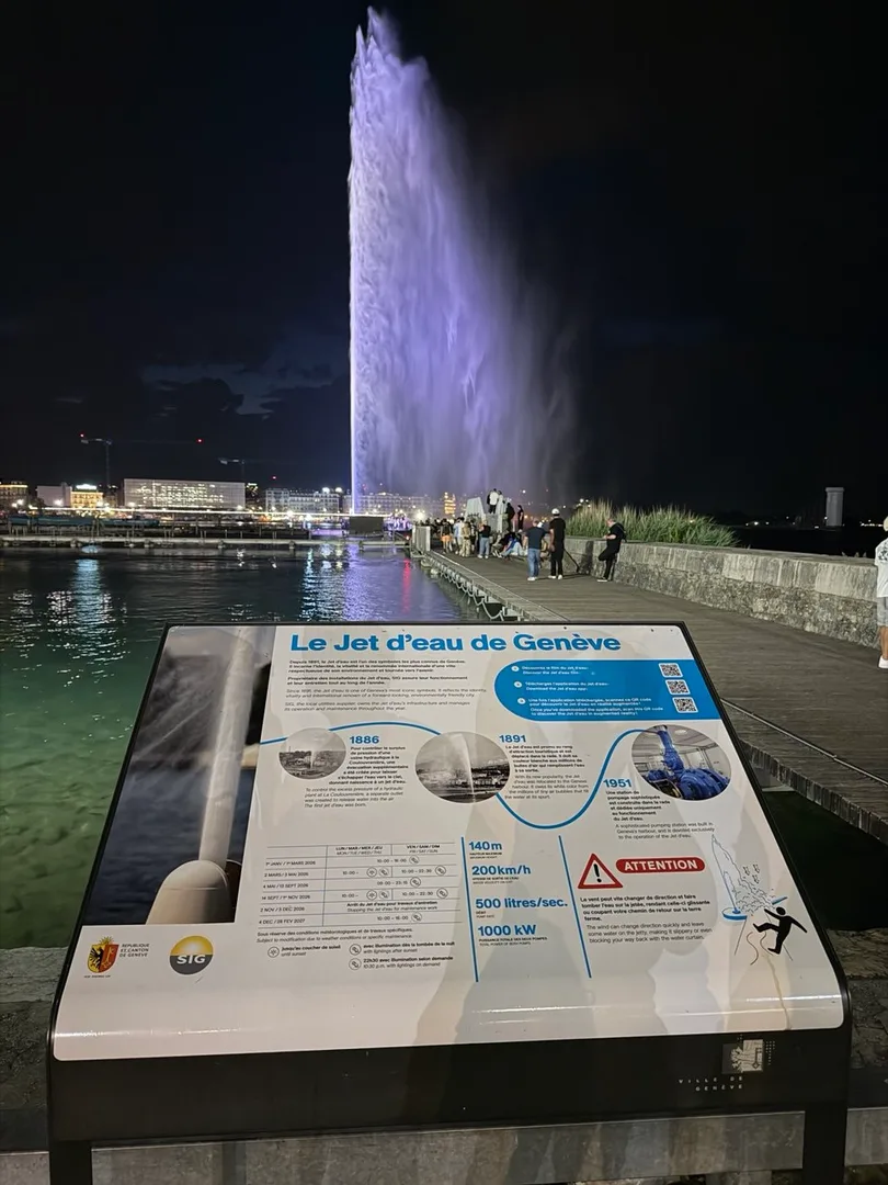 History of the Fountain Jet d'Eau, Geneva, Switzerland.jpg