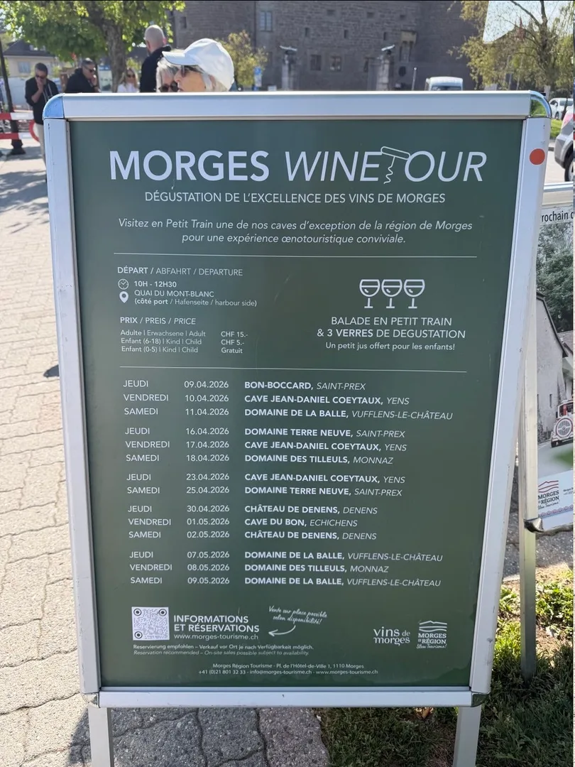 Morges Wine Tour 2026