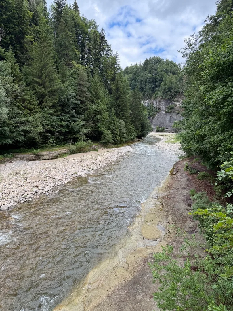 Schwarzwasserbrücke, Schwarzwasser and canyon