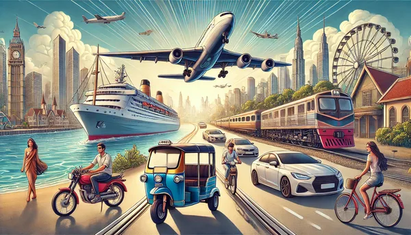 The most popular and unique modes of transportation for traveling around the world