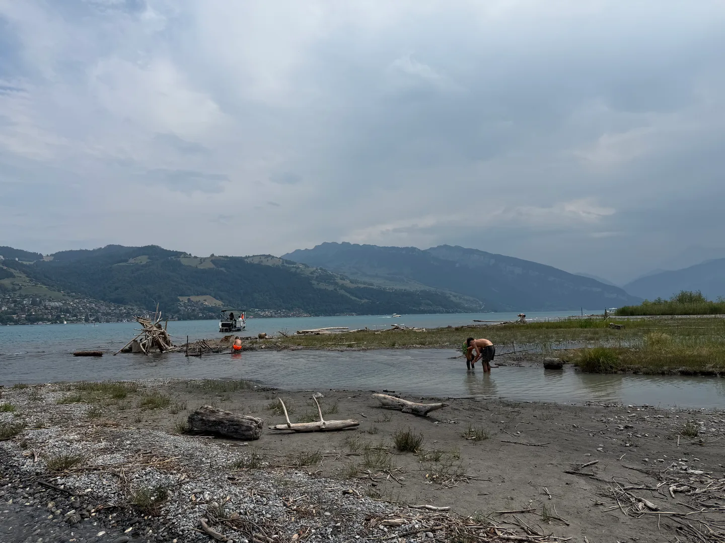 Mud bathing in the Kanderdelta